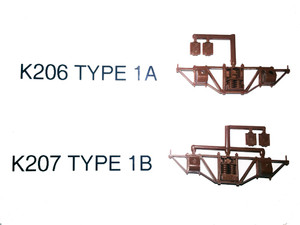 Note that K206 bolster is thicker.