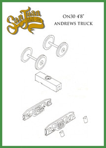 On30 D&RGW 4'8" Andrews Truck Kit Brown