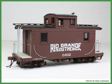 On30 D&RGW/RGS Short Caboose Kit - San Juan Car Company