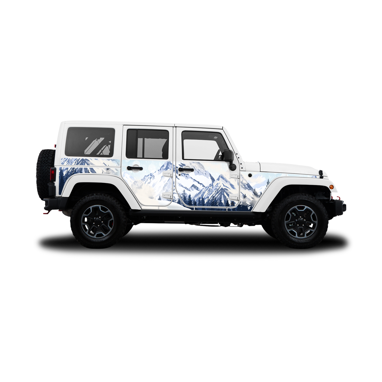 JEEP★UNISEX_Mountain Printed Half Sleeves_4色 mek-magnet-jeep-wrangler-