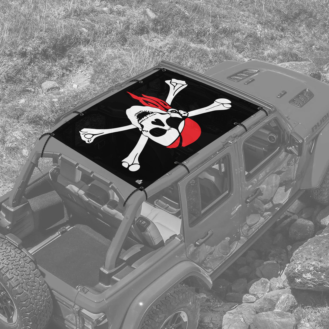 Pirate Flag - JL 4 Door Sunshade | 4x4 Attitude