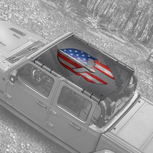 Spartan Helmet USA JT Truck Jeep Sunshade Spartan Helmet USA JT Truck Jeep Sunshade