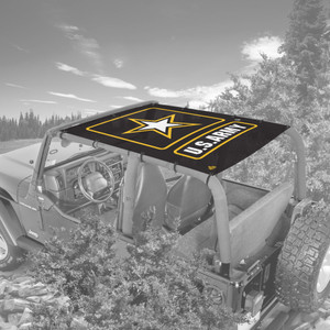 US Army TJ Jeep Full Sunshade US Army TJ Jeep Full Sunshade