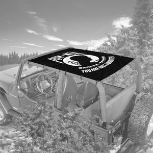 POW MIA Remebrance TJ Jeep Sunshade