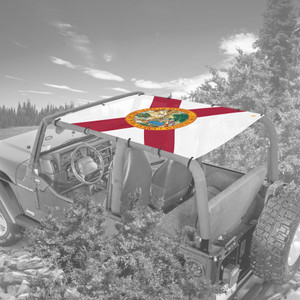 Florida State Flag TJ Jeep Sunshade Florida State Flag TJ Jeep Sunshade