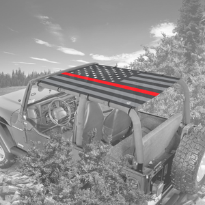 USA Red Line Jeep TJ Sunshade