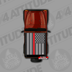 USA Red Line Jeep TJ Sunshade USA Red Line Jeep TJ Sunshade