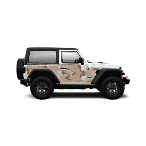 Desert Camo Action Shield™ Body Armor Full Kit - JL 2 Door Desert Camo Action Shield™ Body Armor Full Kit - JL 2 Door