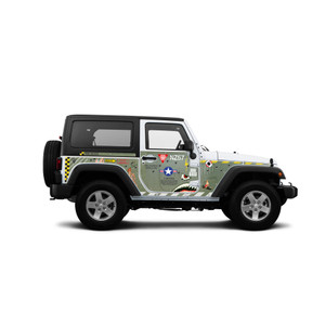 Green Bomber Action Shield™ Body Armor Full Kit - JK 2 Door Green Bomber Action Shield™ Body Armor Full Kit - JK 2 Door