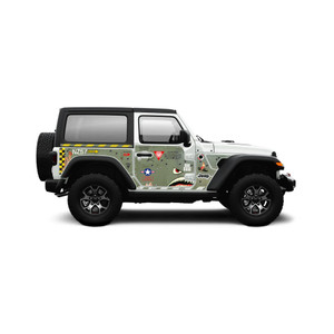Green Bomber Action Shield™ Body Armor Full Kit - JL 2 Door Green Bomber Action Shield™ Body Armor Full Kit - JL 2 Door