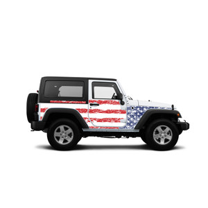 Patriot USA Distressed Action Shield™ Body Armor Full Kit - JK 2 Door Patriot USA Distressed Action Shield™ Body Armor Full Kit - JK 2 Door