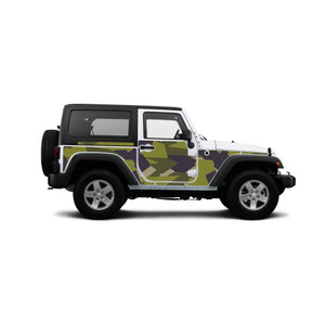 Green Splinter Camo Action Shield™ Body Armor Full Kit - JK 2 Door Green Splinter Camo Action Shield™ Body Armor Full Kit - JK 2 Door