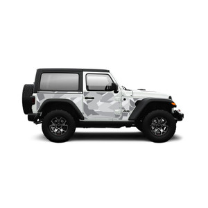 White Splinter Camo Action Shield™ Body Armor Full Kit - JL 2 Door White Splinter Camo Action Shield™ Body Armor Full Kit - JL 2 Door