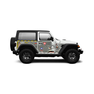 Fighter Bomber Grey Action Shield™ Body Armor - JL 2 Door Fighter Bomber Grey Action Shield™ Body Armor - JL 2 Door