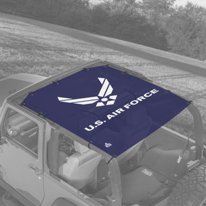 US Air Force JK 2 Door Jeep Full Sunshade US Air Force JK 2 Door Jeep Full Sunshade