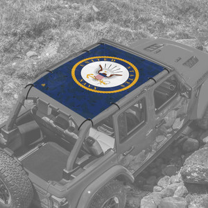 Department of the Navy JL 4 Door Jeep Full Sunshade Department of the Navy JL 4 Door Jeep Full Sunshade