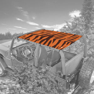 Tiger Stripes TJ Jeep Full Body Sunshade Tiger Stripes TJ Jeep Full Body Sunshade