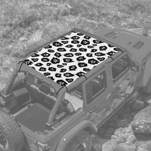 Snow Leopard - JL 4 Door Jeep Mini Full Sunshade Snow Leopard - JL 4 Door Jeep Mini Full Sunshade