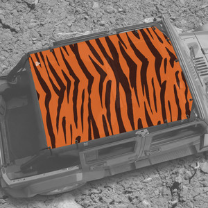 Tiger Stripes JK 4 Door Jeep Full Body Sunshade Tiger Stripes JK 4 Door Jeep Full Body Sunshade