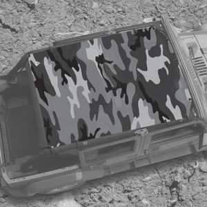 Grey Camo JK 4 Door Full Body Jeep Sunshade Grey Camo JK 4 Door Full Body Jeep Sunshade