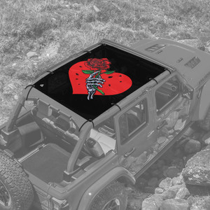 "Til' Death" JL 4 Door Jeep Full Cover Sunshade "Til' Death" JL 4 Door Jeep Full Cover Sunshade