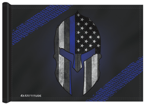 Blue Stripe Spartan 4x4 Attitude Trail Flag Blue Stripe Spartan 4x4 Attitude Trail Flag