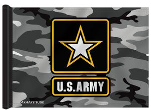 US Army Grey Camo Trail Flag US Army Grey Camo Trail Flag