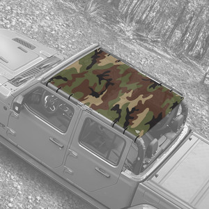 Jungle Camo Jeep JT Full Body Sunshade Jungle Camo Jeep JT Full Body Sunshade