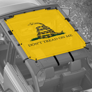 Don't Tread On Me Sunshade for 2 Door Ford Bronco Don't Tread On Me Sunshade for 2 Door Ford Bronco