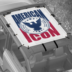 American Idol Sunshade for 2 Door Ford Bronco American Idol Sunshade for 2 Door Ford Bronco