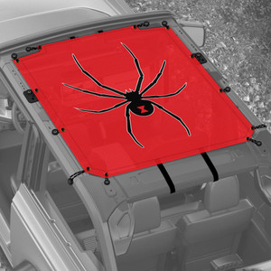 Black Widow Sunshade for 2 Door Ford Bronco Black Widow Sunshade for 2 Door Ford Bronco