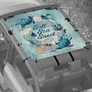 Salt Sea Sand Sunshade for 2 Door Ford Bronco Salt Sea Sand Sunshade for 2 Door Ford Bronco