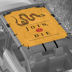 Join or Die Sunshade for 2 Door Ford Bronco
