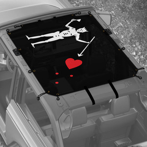 Black Beard Sunshade for 2 Door Ford Bronco Black Beard Sunshade for 2 Door Ford Bronco