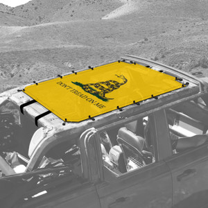 Don't Tread On Me Sunshade for 4 Door Ford Bronco Don't Tread On Me Sunshade for 4 Door Ford Bronco