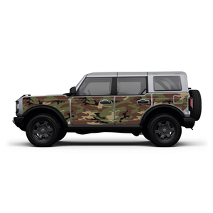 Woodland Camo Action Shield for Ford Bronco 4 Door Woodland Camo Action Shield for Ford Bronco 4 Door