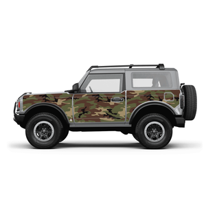 Woodland Camo Action Shield for Ford Bronco 2 Door Woodland Camo Action Shield for Ford Bronco 2 Door