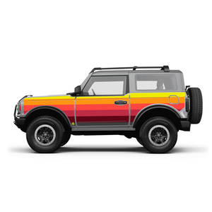 Retro Action Shield for Ford Bronco 2 Door Retro Action Shield for Ford Bronco 2 Door