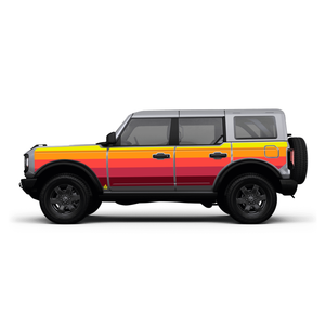 Retro Action Shield for Ford Bronco 4 Door Retro Action Shield for Ford Bronco 4 Door