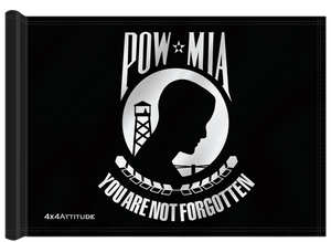 POW MIA 4x4 Attitude Trail Flag