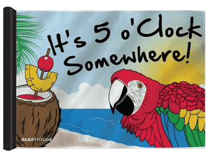 It's 5 O'Clock 4x4 Attitude Trail Flag It's 5 O'Clock 4x4 Attitude Trail Flag