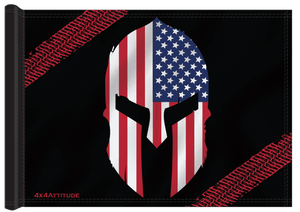 USA Spartan 4x4 Attitude Trail Flag USA Spartan 4x4 Attitude Trail Flag