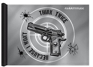 Think Twice 4x4 Attitude Trail Flag