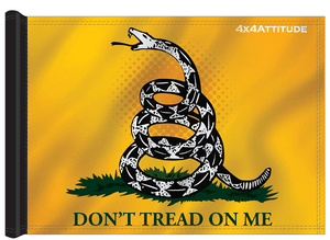 Don't Tread On Me 4x4 Attitude Trail Flag Don't Tread On Me 4x4 Attitude Trail Flag