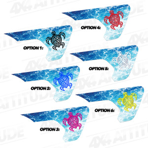 Wavy Turtle Fender Vent Decal Set Wavy Turtle Fender Vent Decal Set