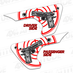 Bulls Eye Fender Vent Decal Set (Right & Left)