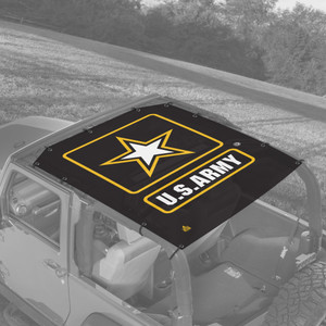 US Army JK 2 Door Jeep Full Sunshade US Army JK 2 Door Jeep Full Sunshade