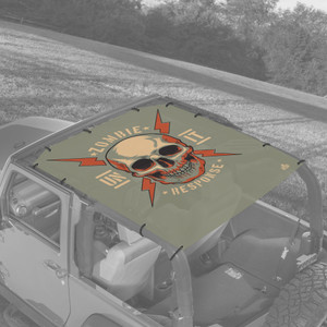 Zombie Patrol Unit JK 2 Door Jeep Full Sunshade Zombie Patrol Unit JK 2 Door Jeep Full Sunshade