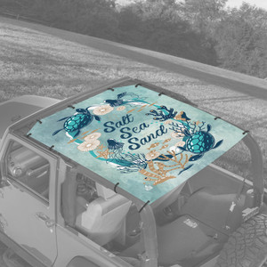 Salt Sea Sand JK 2 Door Jeep Sunshade Salt Sea Sand JK 2 Door Jeep Sunshade