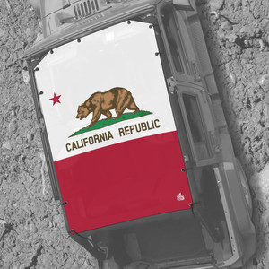 California State Flag JK 4 Door Jeep Sunshade California State Flag JK 4 Door Jeep Sunshade